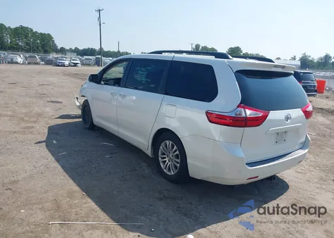 2016 Toyota Sienna Xle Premium 8 Passenger z USA, uszkodzony, nr VIN 5TDYK3DC0GS735555